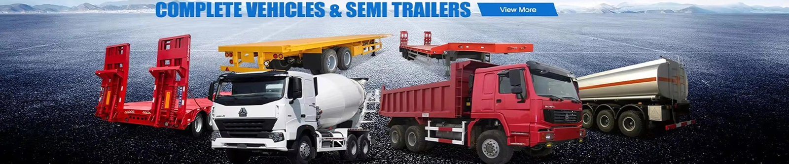 Skeleton Semi Trailer