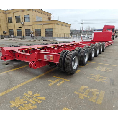 Good Tri-Axle 40FT 20FT Flatbed Container 60 Tons Truck Trailer for Your Requirements