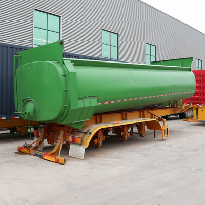 3/4 Axles 60-80 Tons Heavy Tipper / Dump Truck Semi Trailer with 4-6L Engine Capacity