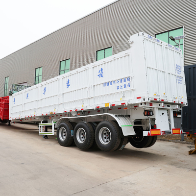 5 Seats Automatic Tipper Semi Trailer for Bulk Cement Transportation