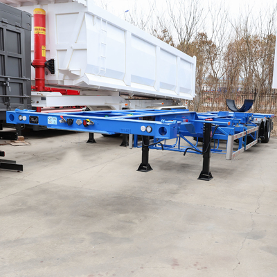 351-450hp Half Pipe Rear Dump Truck Trailer Tipper Semi Trailer with 4 Axles 40cbm 80tons