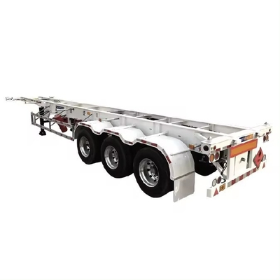 8000-9000mm Wheel Base Semi Trailer Chassis for Skeleton Gooseneck and Flatbed Design
