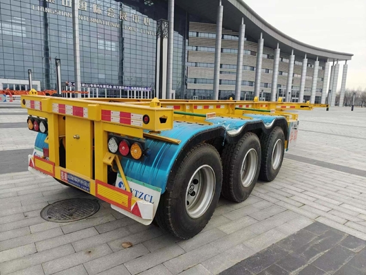 50T Load Capacity Skeleton Type Semi Trailer for Bulk Cargo at Various Port Terminals