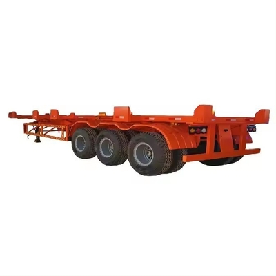 3 Axles 40FT Skeleton Semi Trailer Container Chassis Truck Trailer
