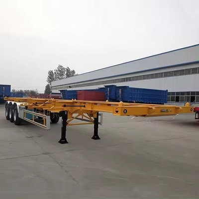20FT Skeleton Container Semi Trailer Customized Request with Customization and 3 Axles