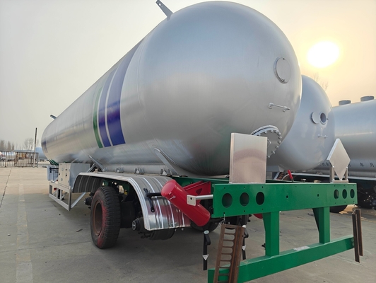 LPG 60000 Liters Gas Tank Semi Truck Trailer with ABS Anti-lock Braking System
