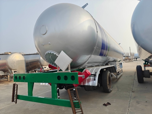 ISO LPG Gas Tank Semi Trailer Customized Request One Years After-sales Service