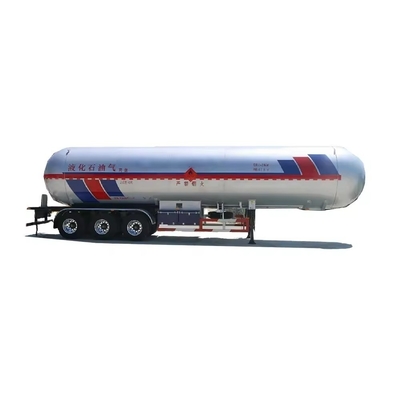 3 Axles 60cbm LPG Gas Tank Trailer for Propane Transportation Customized Request