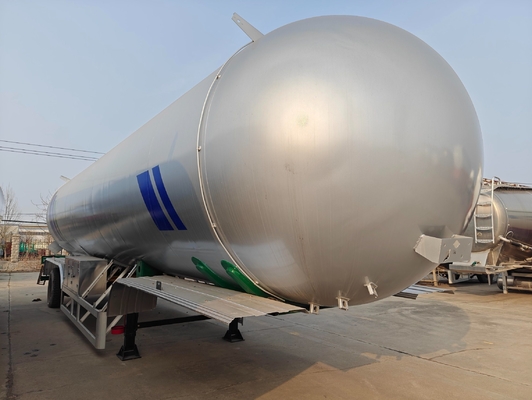 3 Axles 60cbm LPG Gas Tank Trailer for Propane Transportation Customized Request
