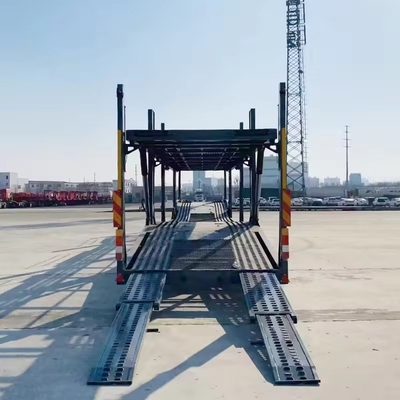 50T Loading Weight Steel Mechanical Suspension Auto Transport Semi Trailer for Benefit