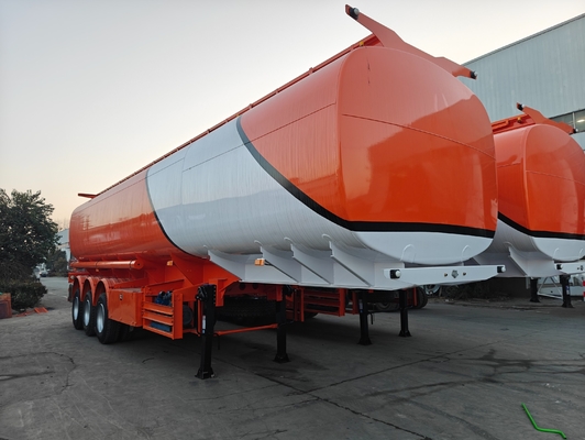 Customization 45000 Litres Aluminum Fuel Tank Semi Trailer with Manhole and Vent Valve