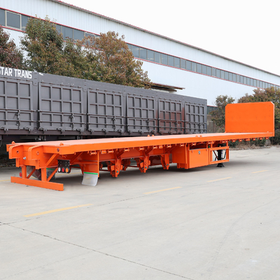 Construction Machinery Front Load Lowbed Semi-Trailer with ISO/TS16949 Certification