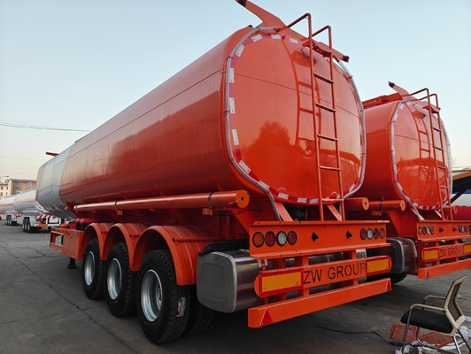 Stainless Steel Layer Material Fuel Tank Semi Trailer with ABS Anti-lock Braking System
