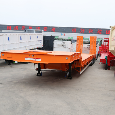 2 Axles 40 Tons 60 Tons Low Loader with Bogie Suspension Customized Request Accepted