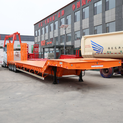 Multi Axles Hydraulic Gooseneck Low Bed Semi Trailers with Easy Loading and Unloading