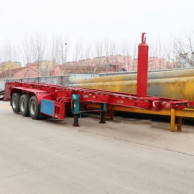 Tri-Axles 20t-100t 40foot Low Bed Flatbed Semi Trailer for Heavy Equipment Transport