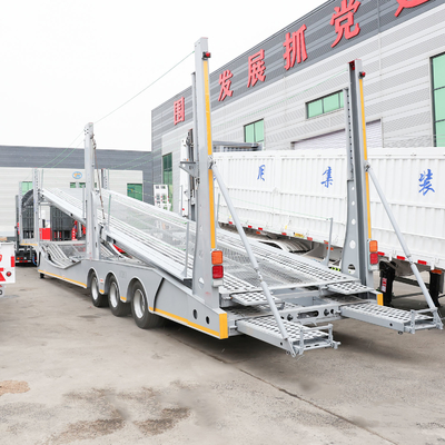 Triangle/Double Coin Tire Number Flatbed Semi Trailer with 2 Axles and 40t Load Capacity