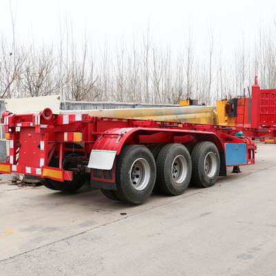 50T Load Capacity 3axles Low Bed Truck Semi Trailers with Not Self-dumping Function