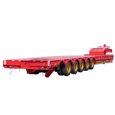 Gooseneck Lowboy Low Loader Bed Lowbed Semi Truck Trailer with Customized Request