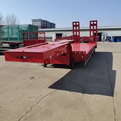 Hydraulic Detachable Extendable 3 Axle Gooseneck Lowbed Trailer for Customized Request