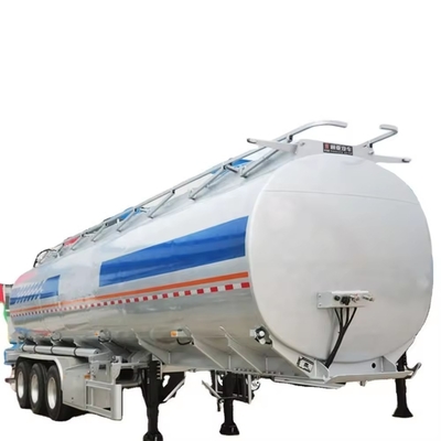 2 Axles Fuel Oil Tank Tanker Semitrailer 20-35cbm with 1-9 Manholes and Vent Valve