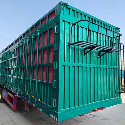 3 Axles 4 Axles Steel Side Wall Fence Cargo Semi Trailer with and Not Self-dumping