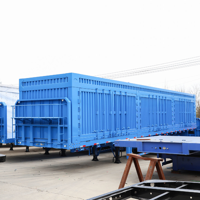 Deck Cargo Fence Semi Trailer with Not Self-dumping Function
