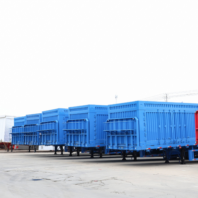 Deck Cargo Fence Semi Trailer with Not Self-dumping Function