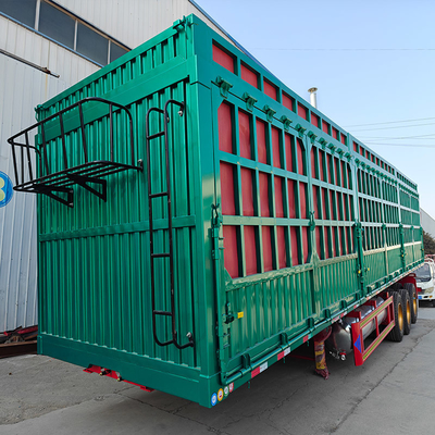 Not Self-dumping 003 40FT 80tons Stake Cargo Fence Container Semi Truck Trailer