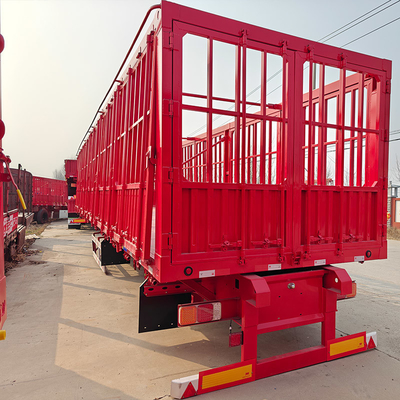 Not Self-dumping 003 40FT 80tons Stake Cargo Fence Container Semi Truck Trailer