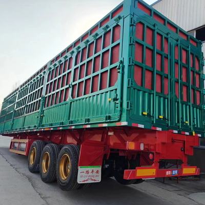 Steel Cargo Fence Semi Trailer for Bulk Goods Transport No ABS System Required