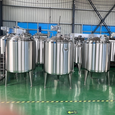 Stainless Steel High Shear Liquid and Powder Cosmetic Shampoo Emulsifier Mixing Tank